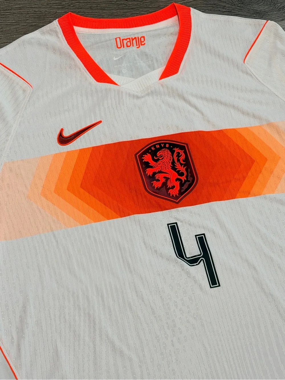 NIKE NETHERLANDS ADV 2026 FIFA WORLD CUP JERSEY VVD VIRGIL VAN DIJK #4 SIZE XL